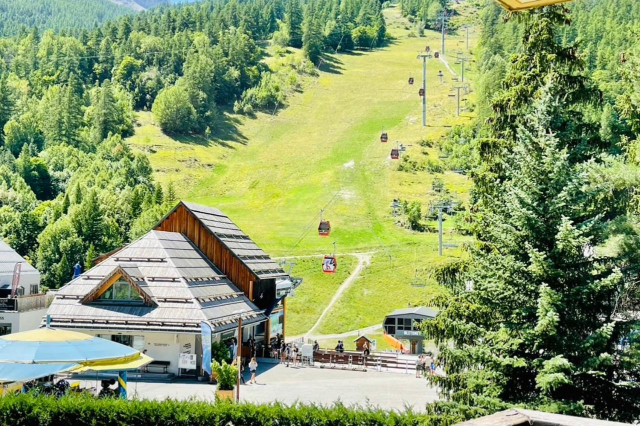Serre-Chevalierstudio Terrace Next To Ski Slopes Сен-Шафре Екстериор снимка