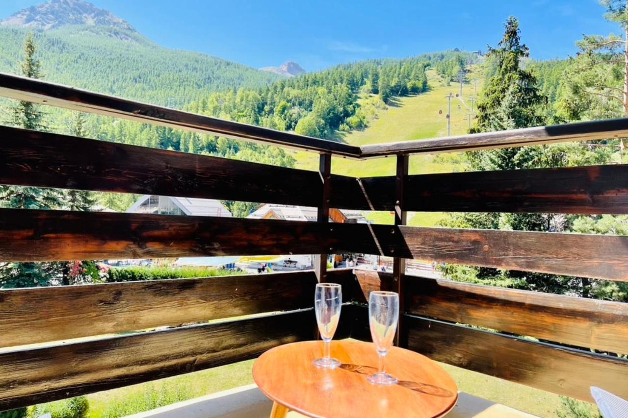 Serre-Chevalierstudio Terrace Next To Ski Slopes Сен-Шафре Екстериор снимка