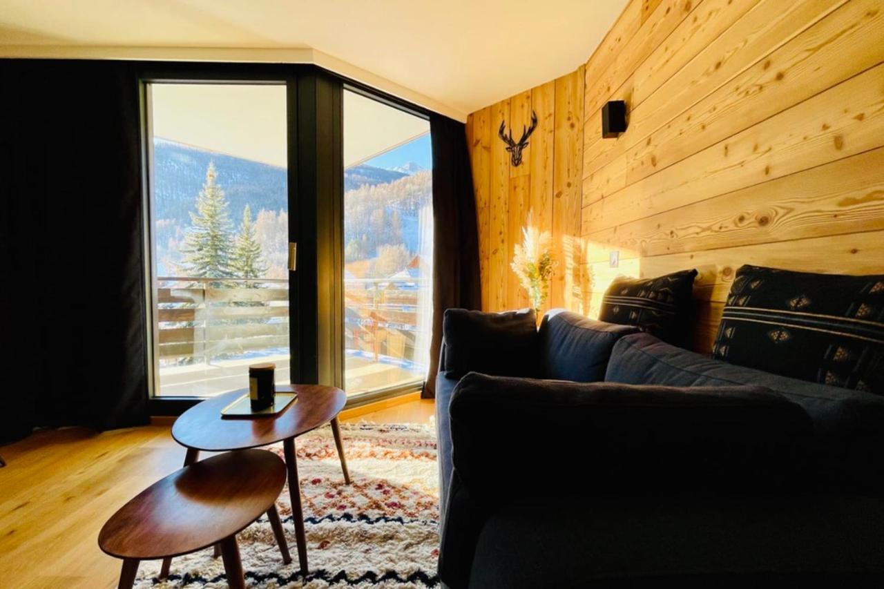 Serre-Chevalierstudio Terrace Next To Ski Slopes Сен-Шафре Екстериор снимка