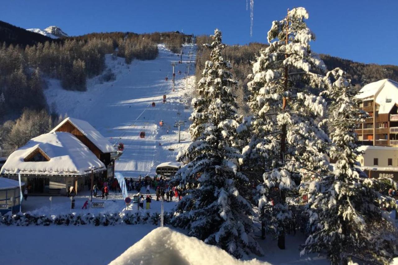 Serre-Chevalierstudio Terrace Next To Ski Slopes Сен-Шафре Екстериор снимка